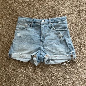 Madewell High Rise Denim Shorts